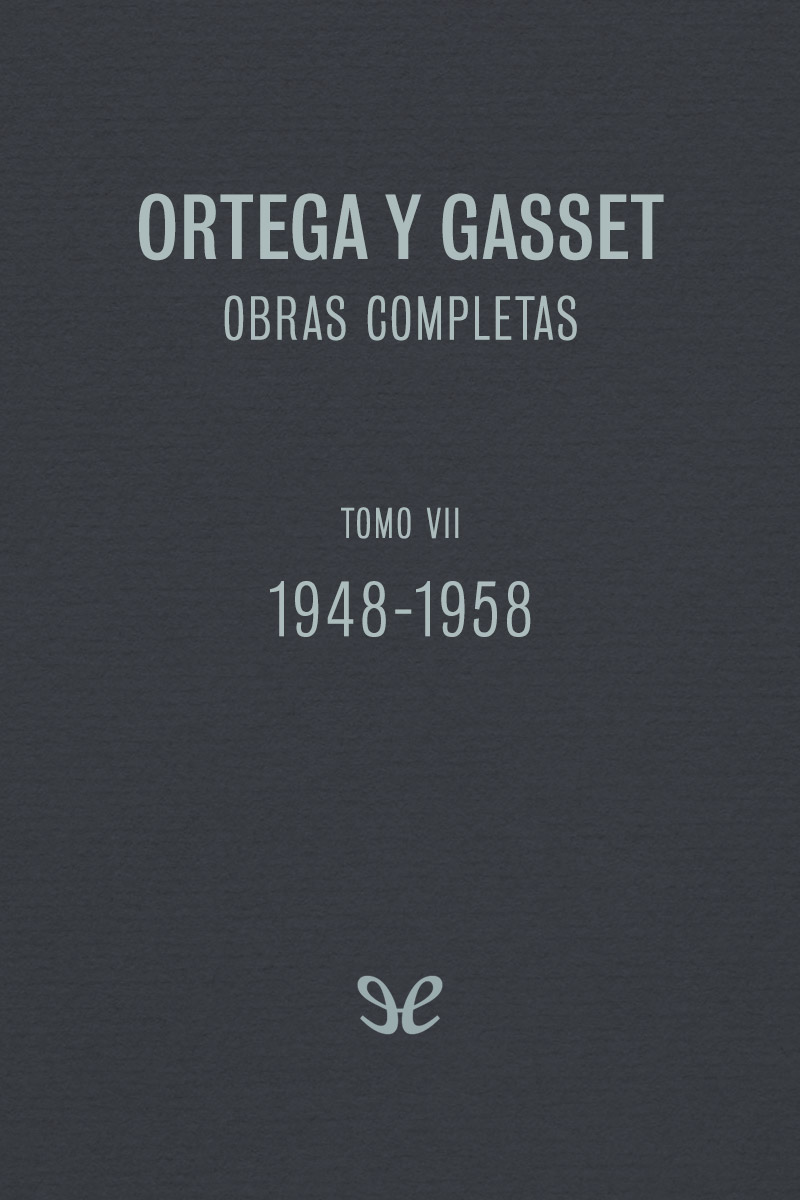 Tomo VII (1948-1958)