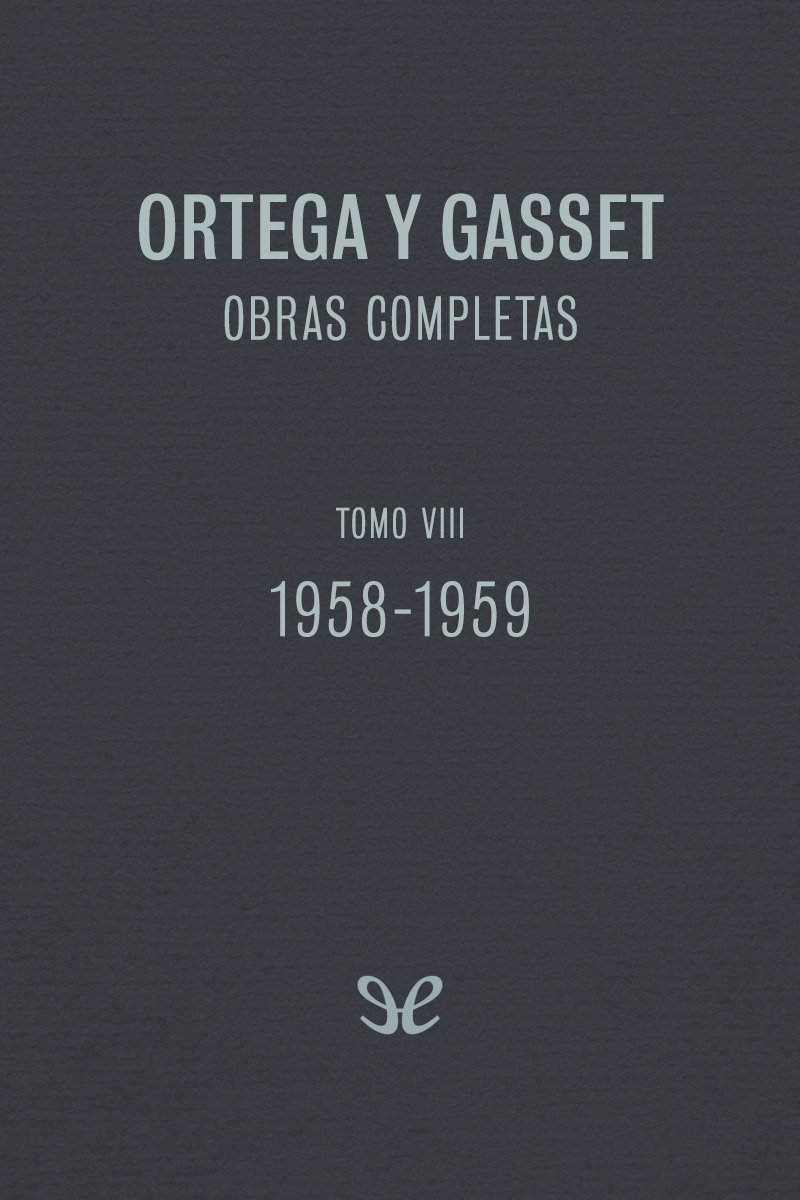 Tomo VIII (1958-1959)
