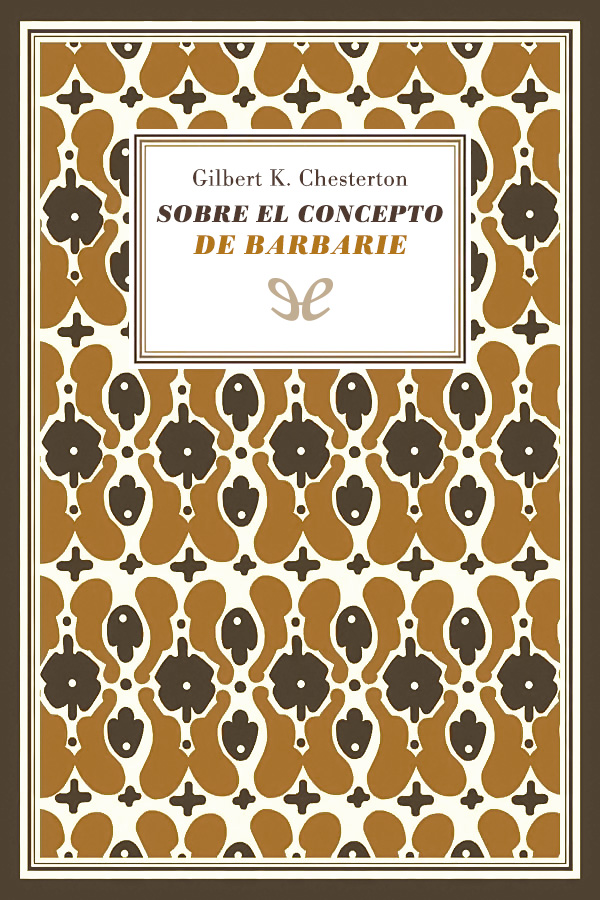 Sobre el concepto de barbarie